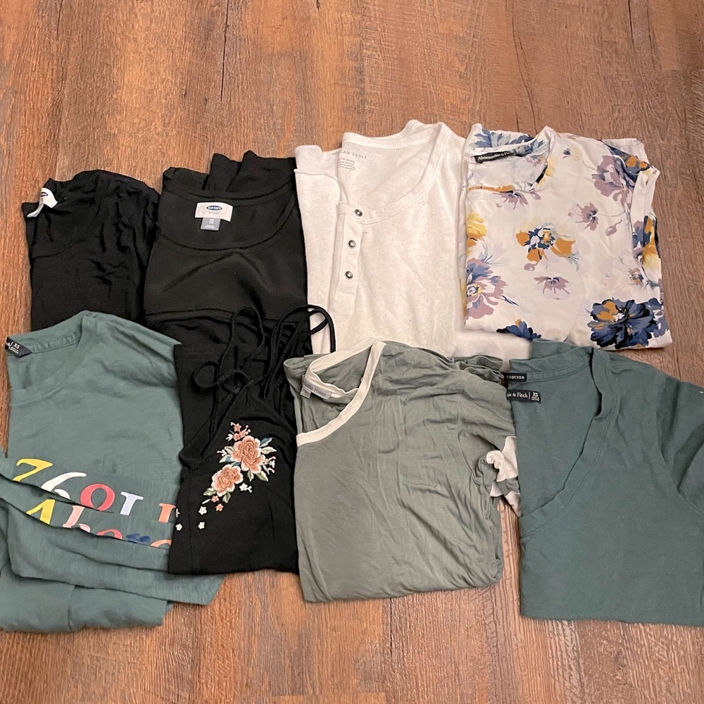 Lot of 8 shirts and tanks